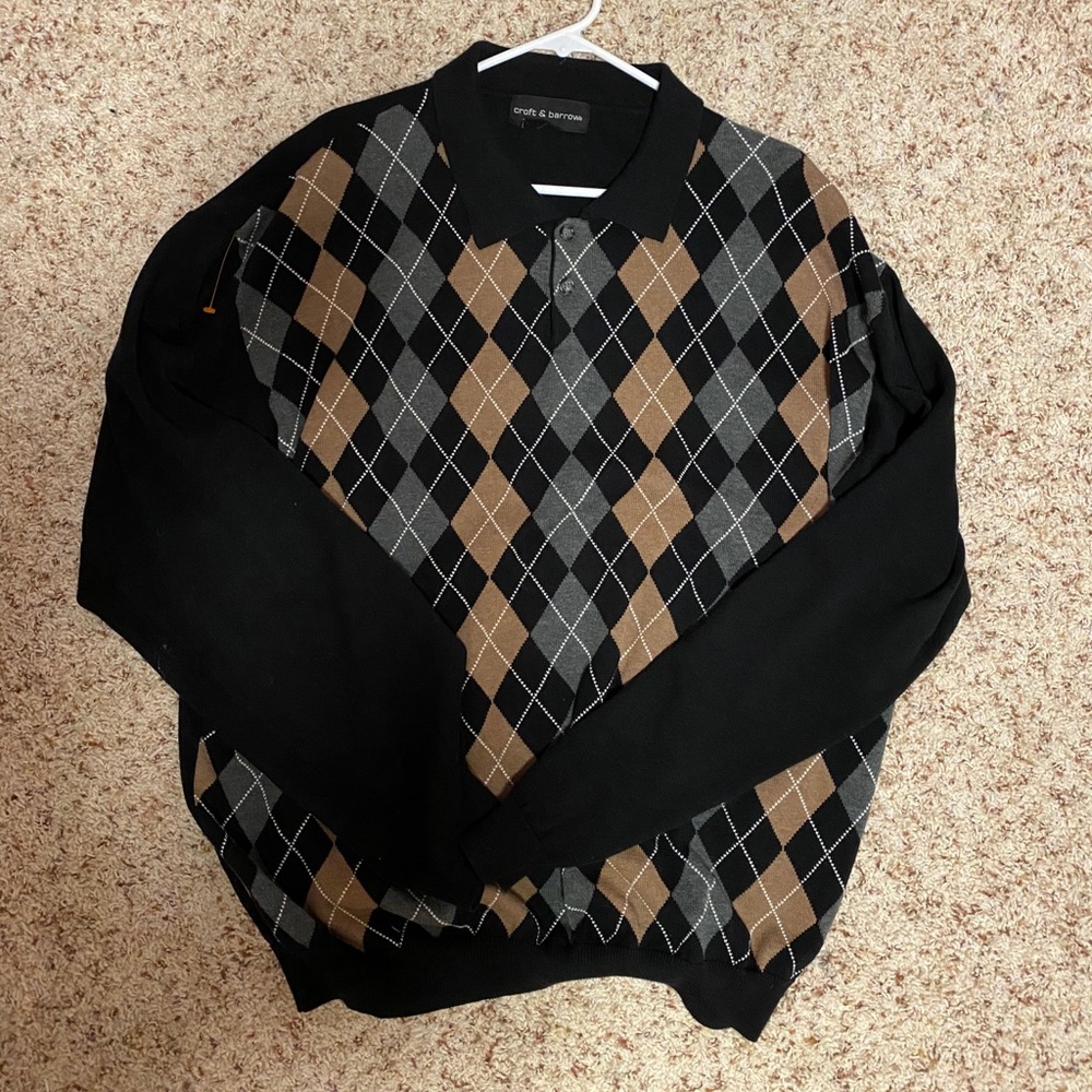 Vintage collared plaid shirt